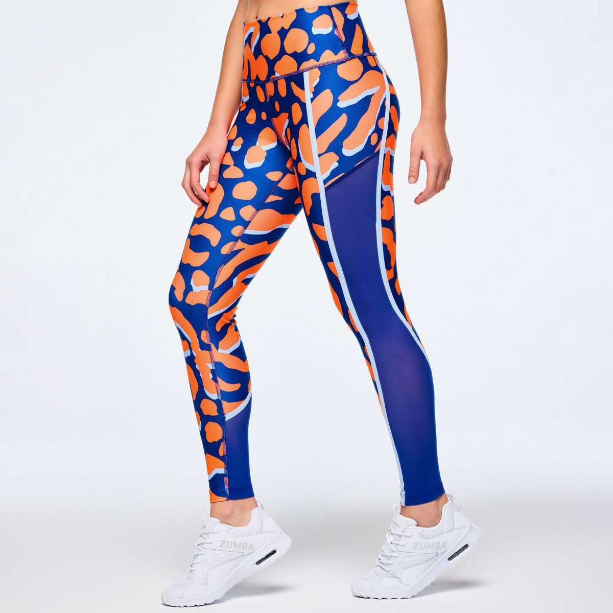 Victory High Waisted Ankle Leggings With Side Inserts