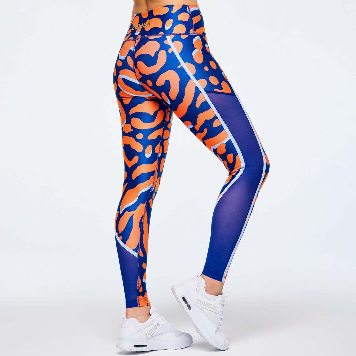 Victory High Waisted Ankle Leggings With Side Inserts