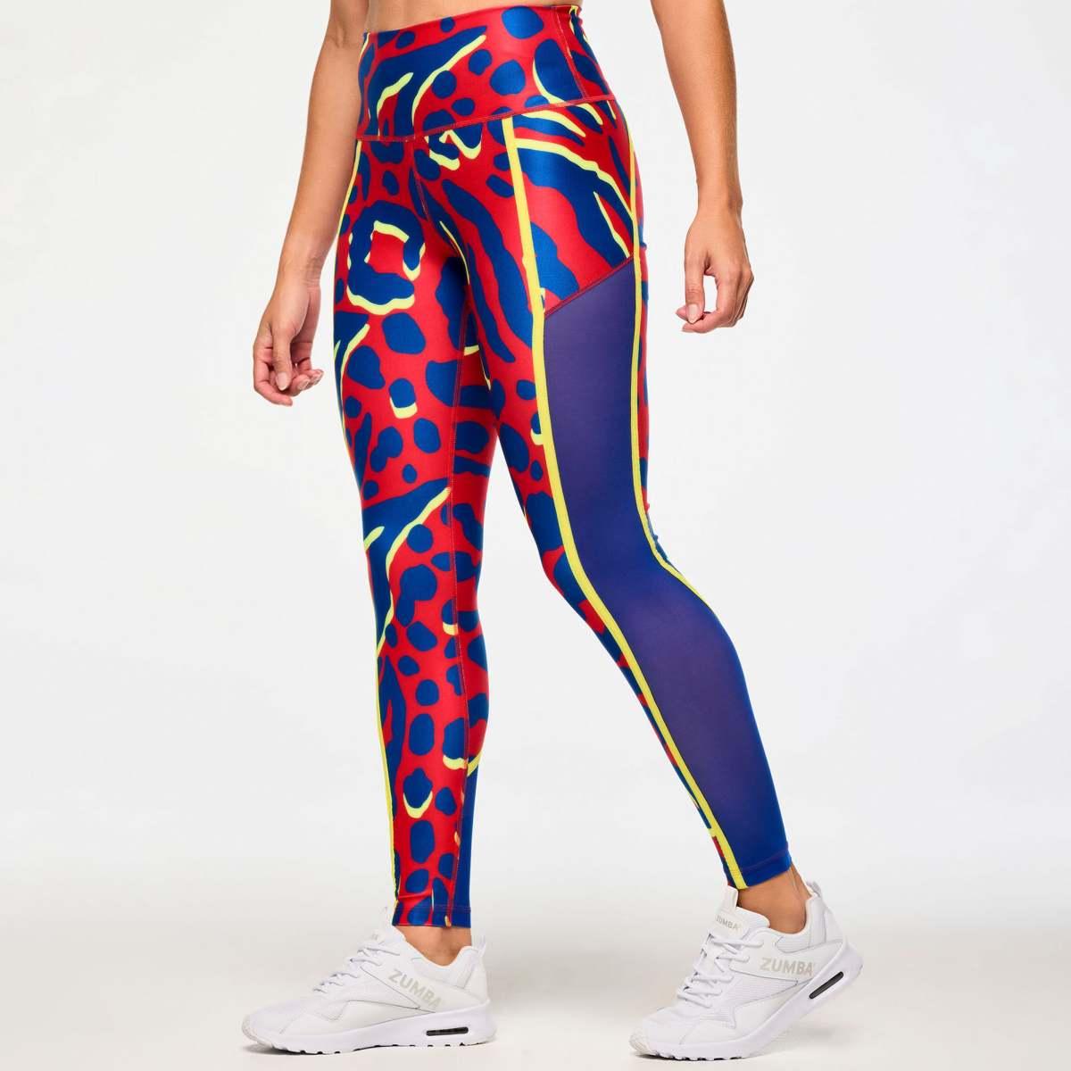 Victory High Waisted Ankle Leggings With Side Inserts
