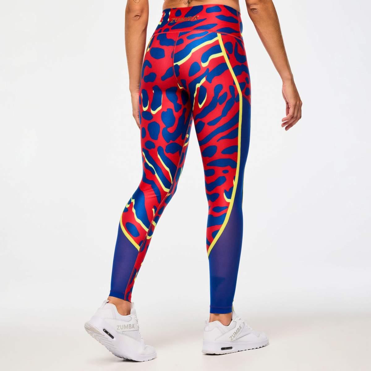 Victory High Waisted Ankle Leggings With Side Inserts