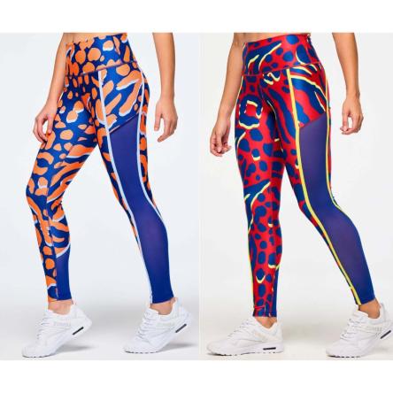 Victory High Waisted Ankle Leggings With Side Inserts