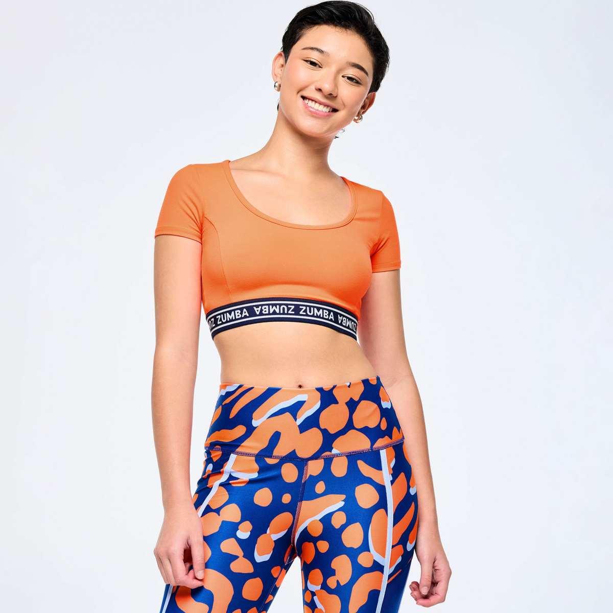 Victory Scoop Neck Crop Top