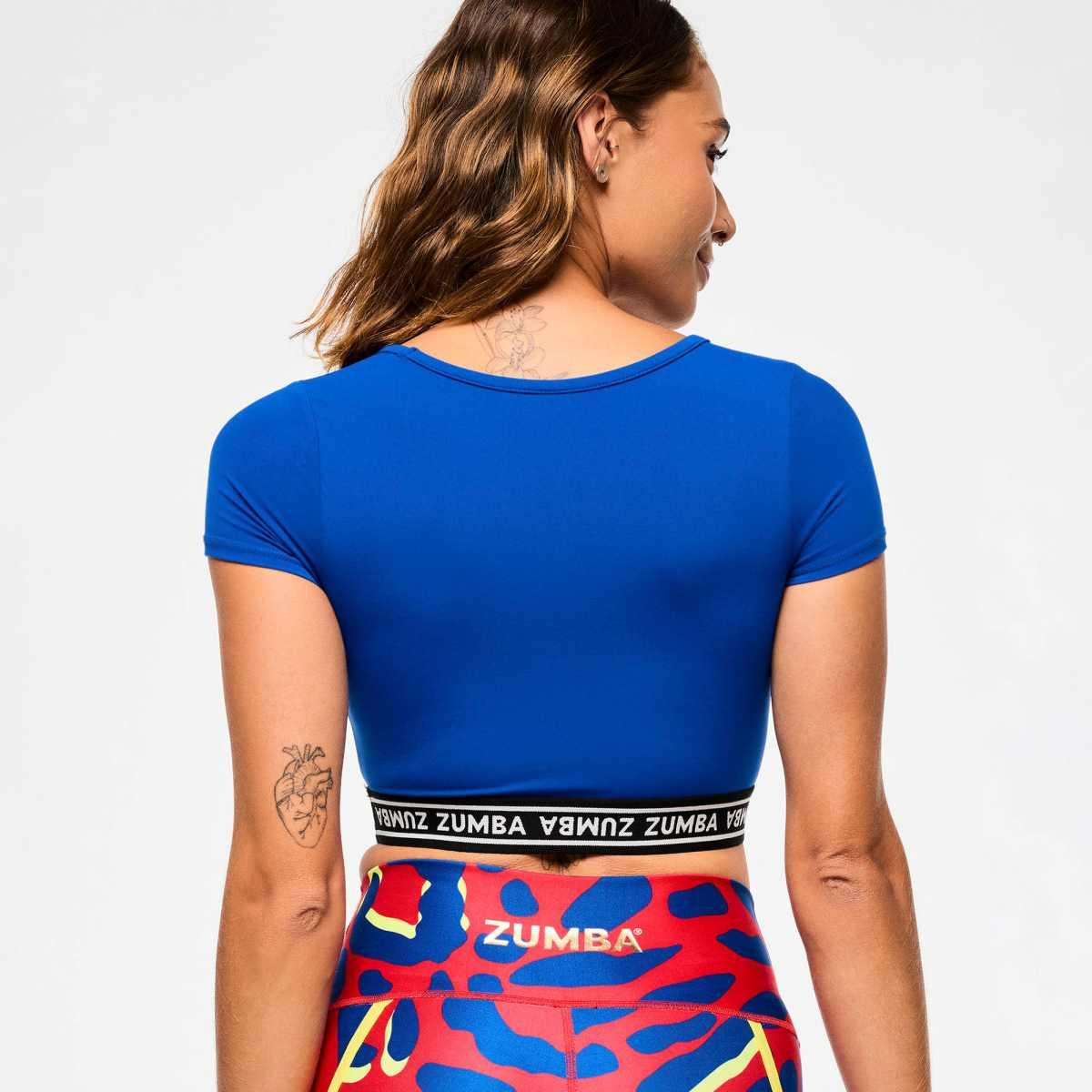 Victory Scoop Neck Crop Top