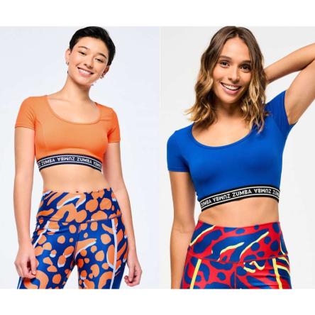 Victory Scoop Neck Crop Top