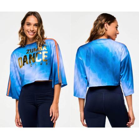 Victory Oversized Boxy Crop Top