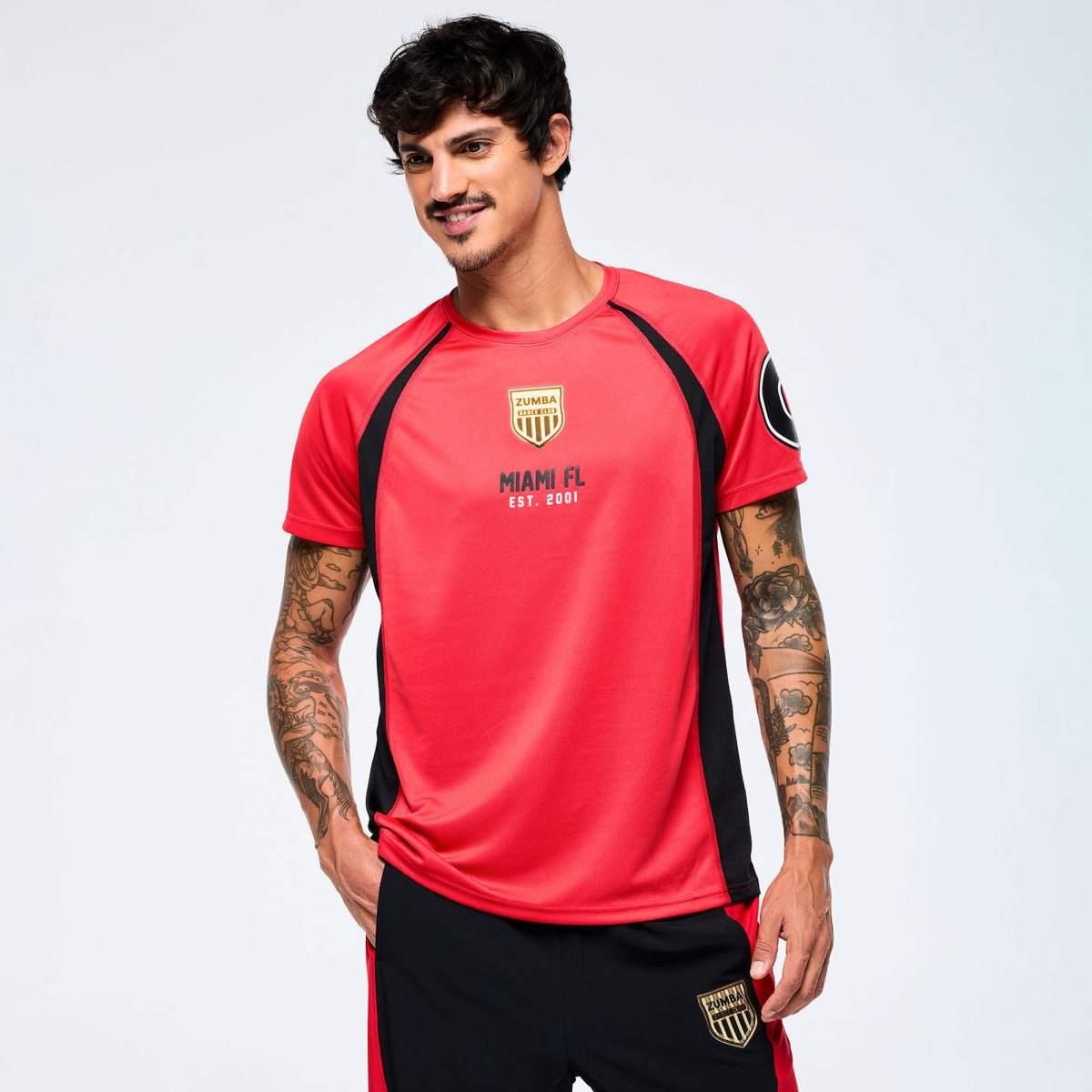 Men's Raglan Crew Neck With Shoulder Inserts