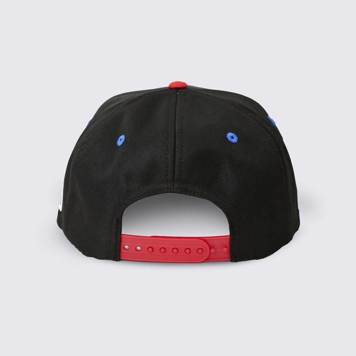 Victory Flat Bill Snapback Hat - Black