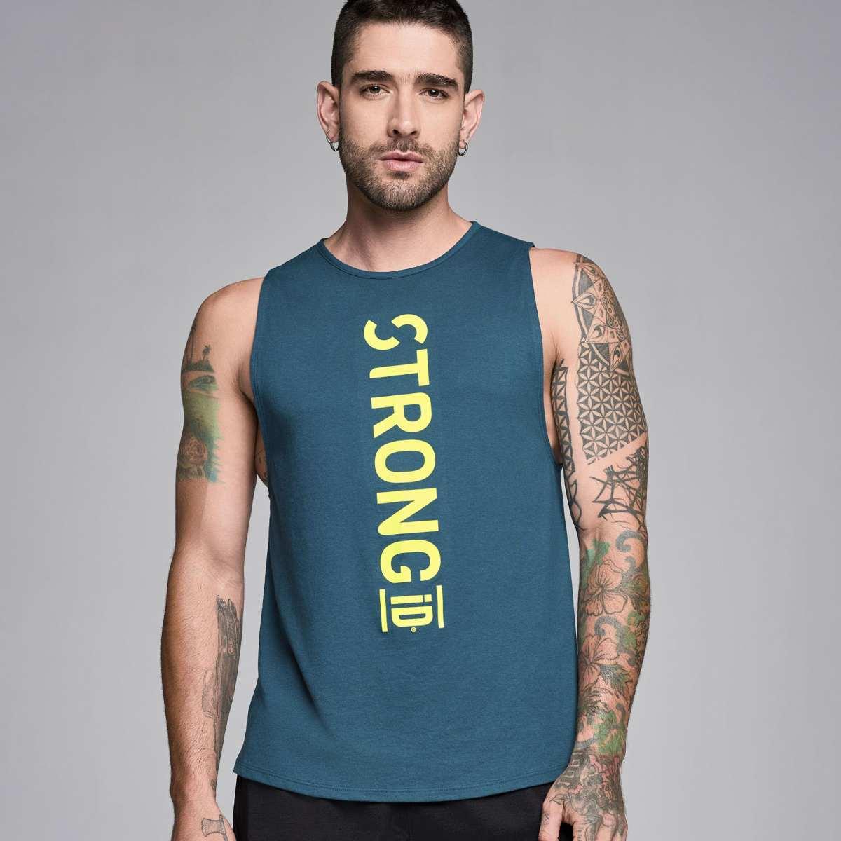 STRONG iD Muscle Tank With Round Hem