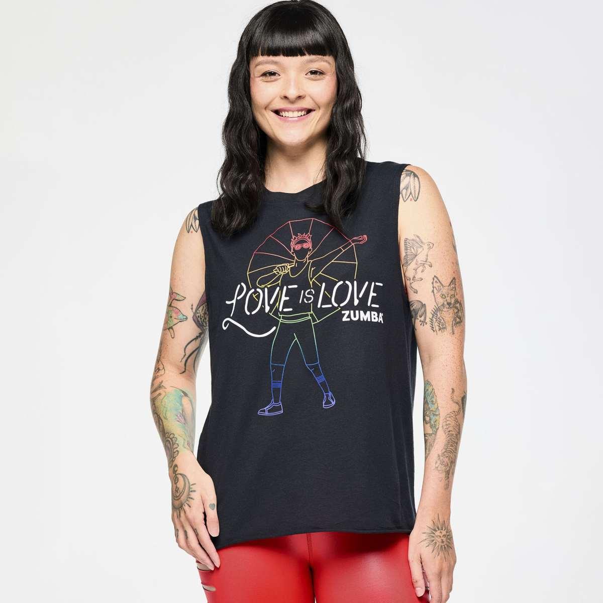 Zumba Crew Neck Muscle Tank