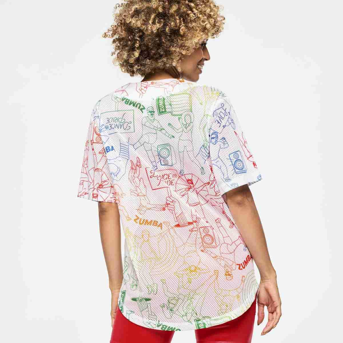 Zumba Baseball Button Up Jersey