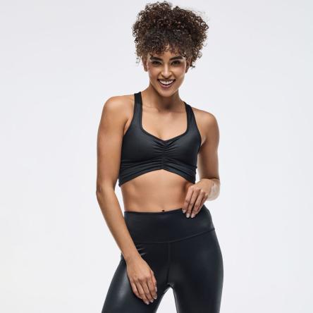 Zumba Libre Shiny Longline Ruched Bra
