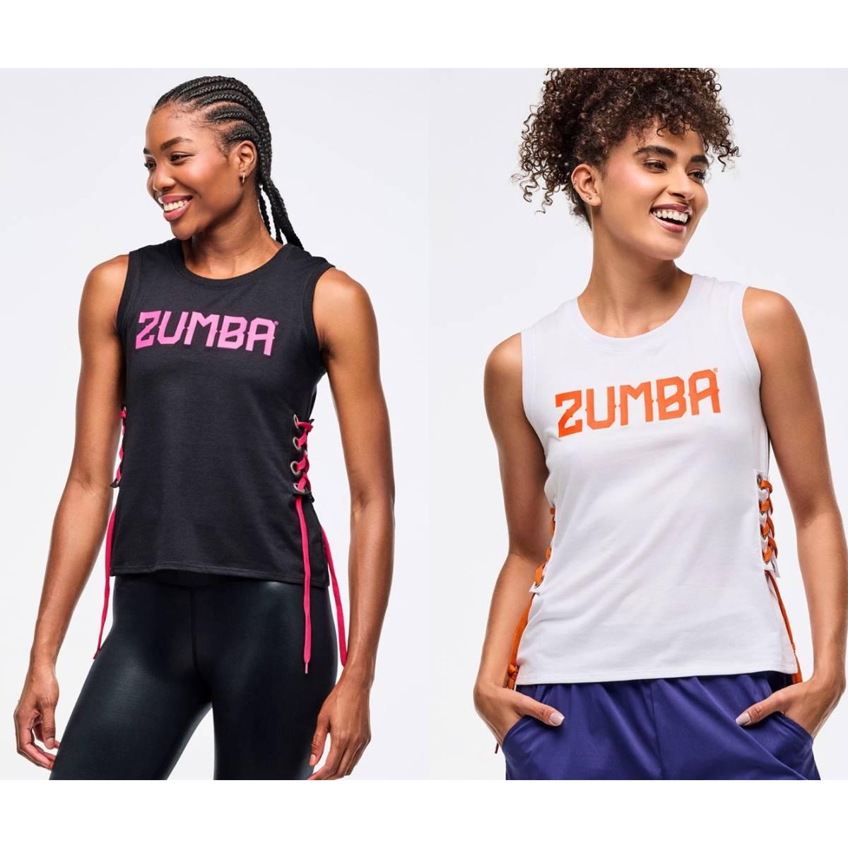 Zumba Libre Tank With Lace Up Detail