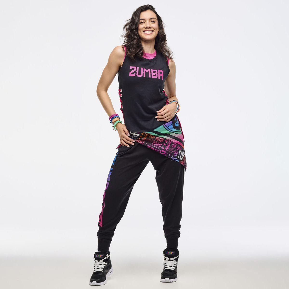 Zumba Libre Tank With Lace Up Detail