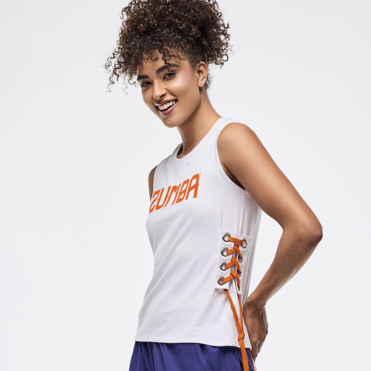 Zumba Libre Tank With Lace Up Detail