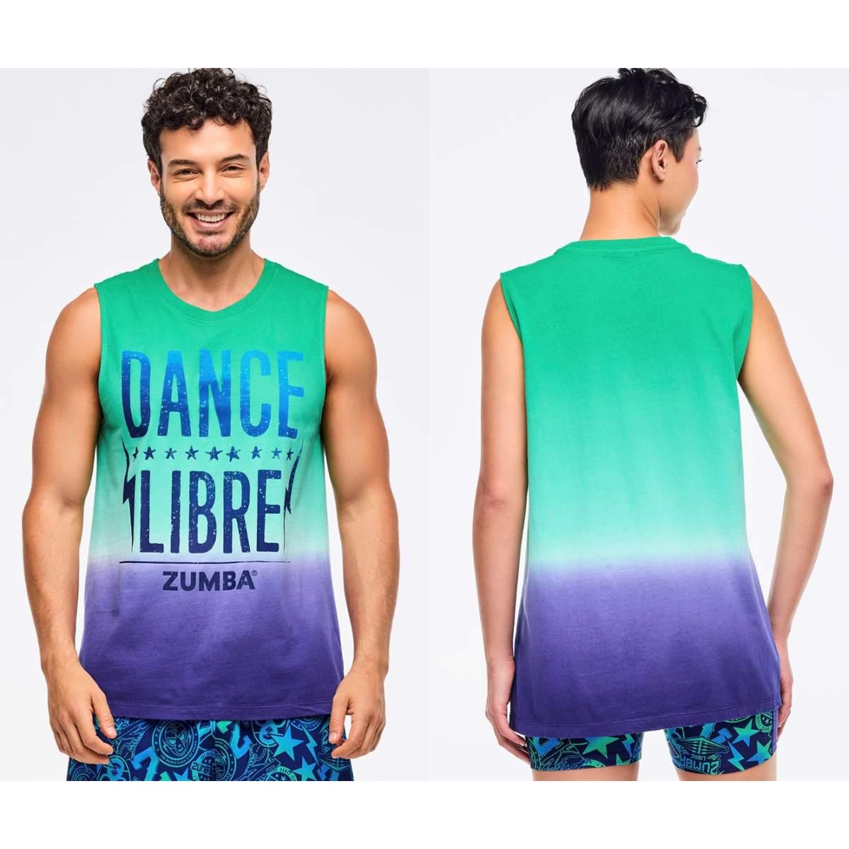 Zumba Libre Men's Wide Shoulder Tank