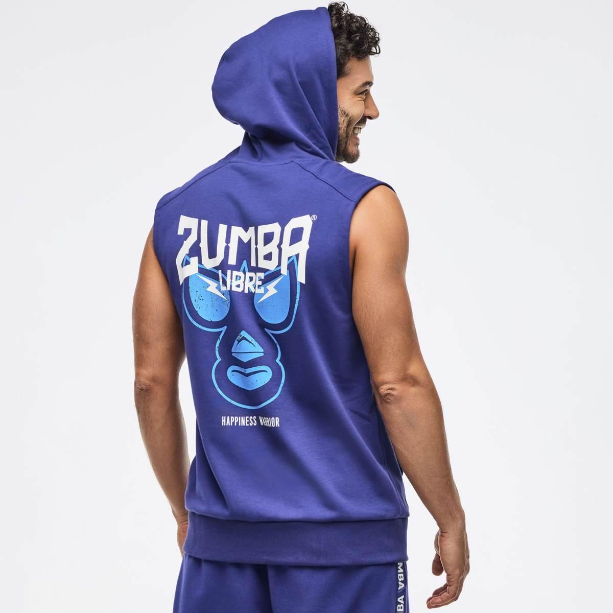 Zumba Libre Men's Sleeveless Zip-Up Hoodie