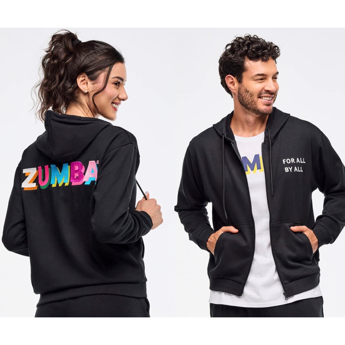 Zumba Multicolor Logo Zip-Up Hoodie