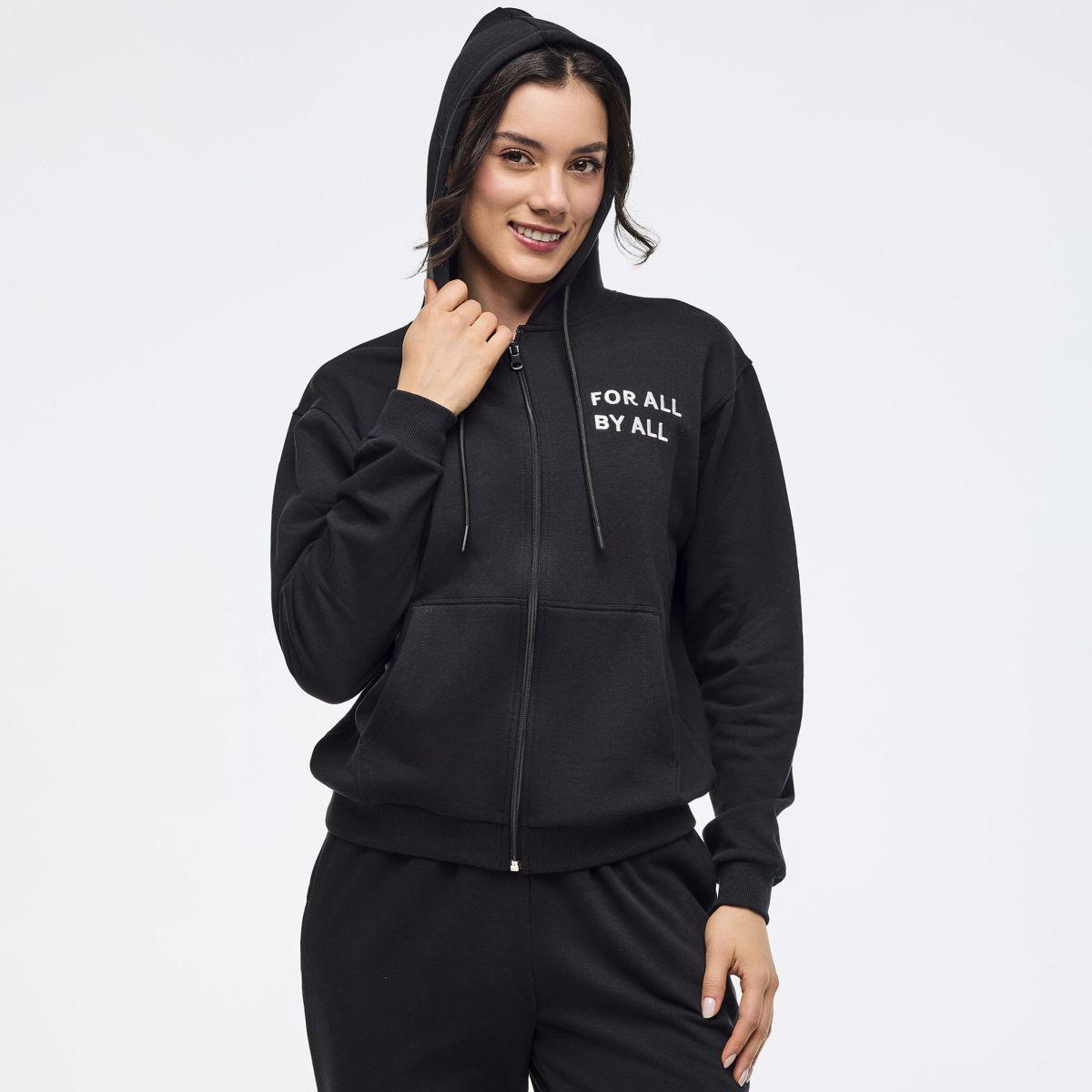 Zumba Multicolor Logo Zip-Up Hoodie