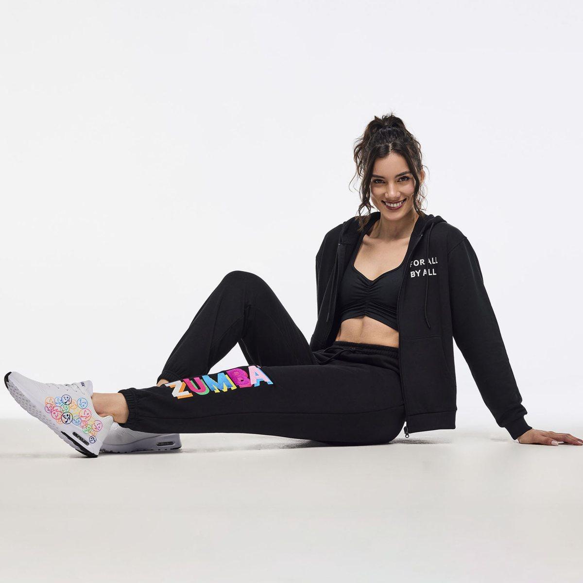 Zumba Multicolor Logo Zip-Up Hoodie