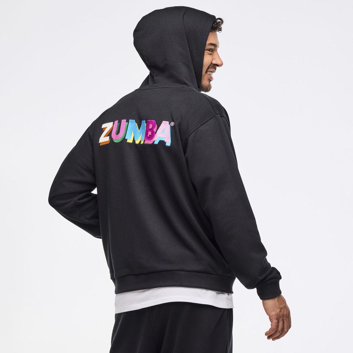 Zumba Multicolor Logo Zip-Up Hoodie