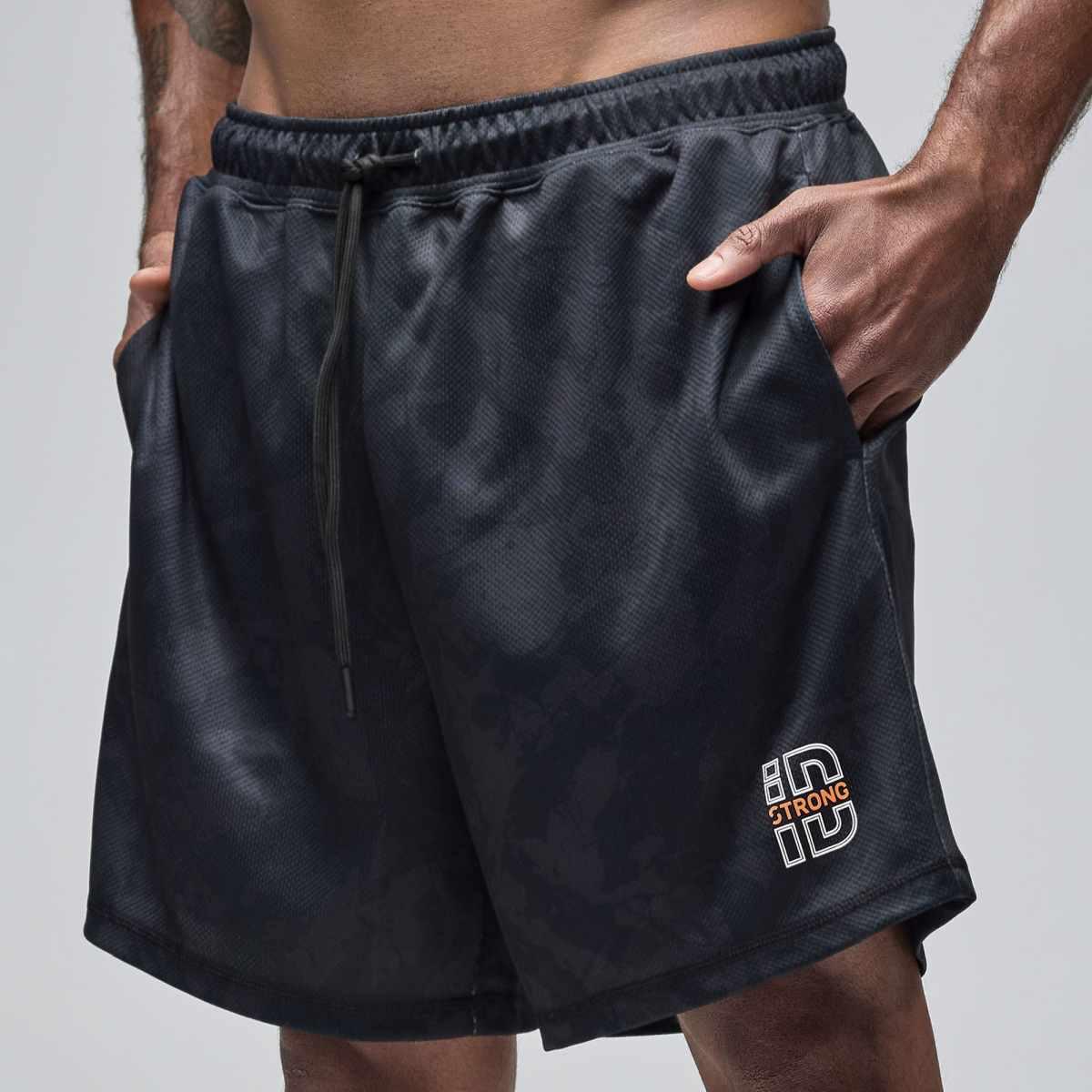 STRONG iD Men's Shorts - Black/Gray
