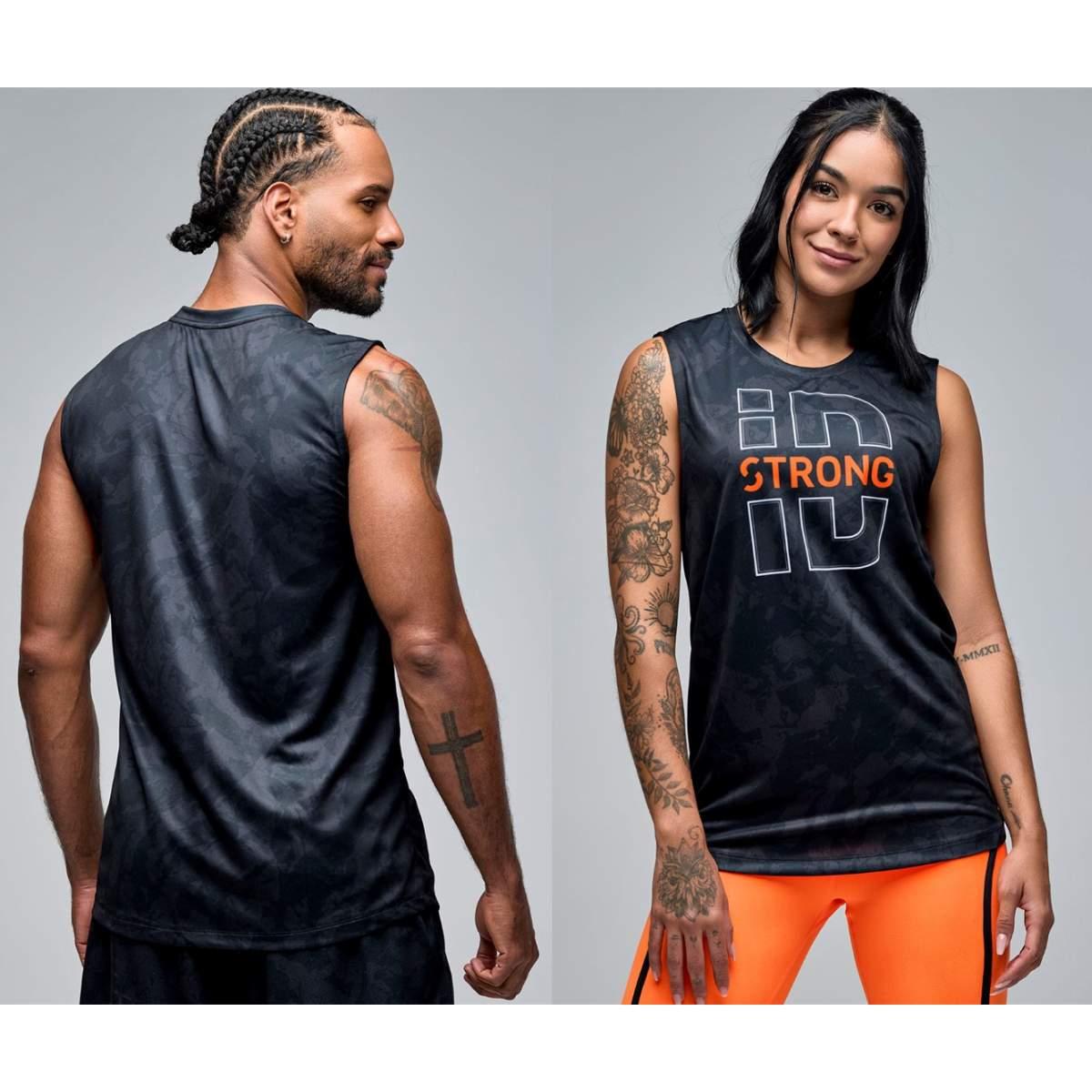 STRONG iD Men's Wide Shoulder Tank - Black