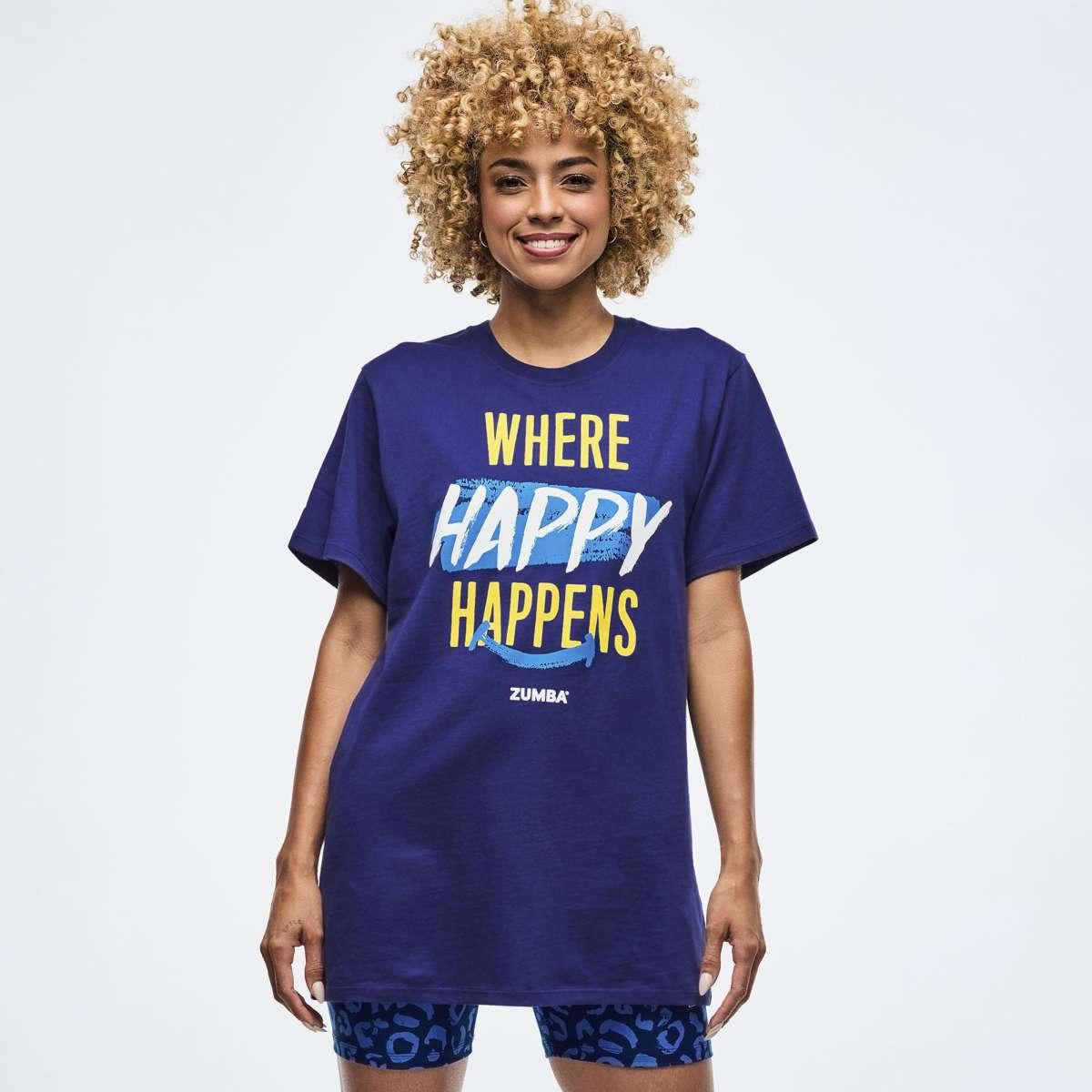 Sizzlin' Crew Neck Tee - Soft Navy