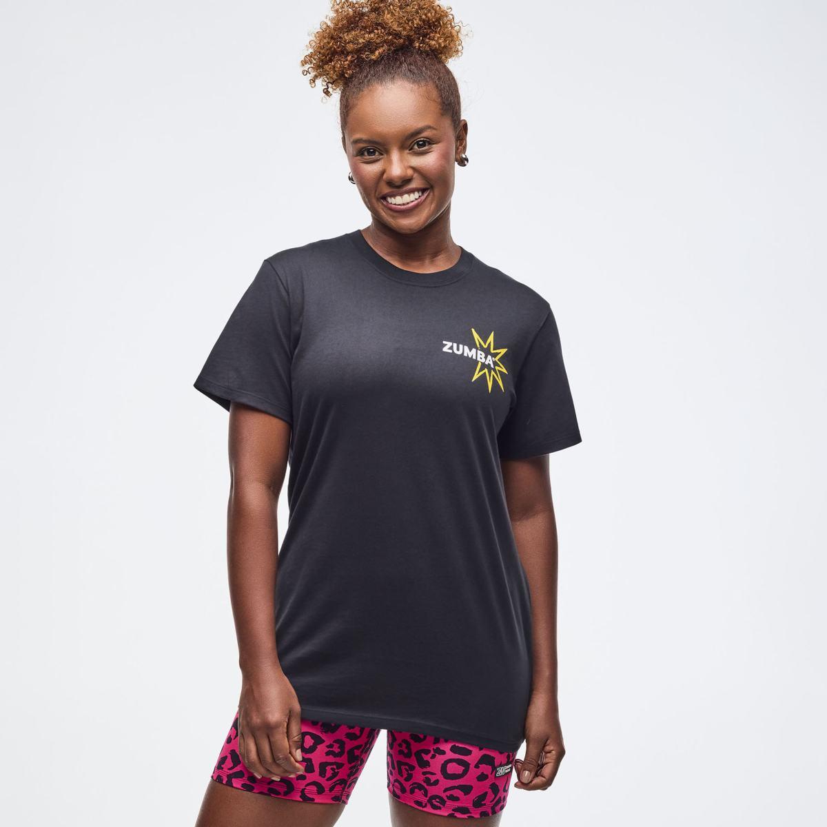 Sizzlin' Crew Neck Tee - Bold Black