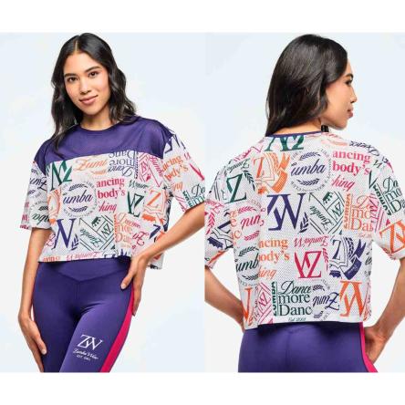Class of 2001 Mesh Boxy Crop Top