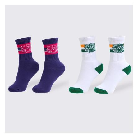 Class of 2001 Plush Half Crew Sock