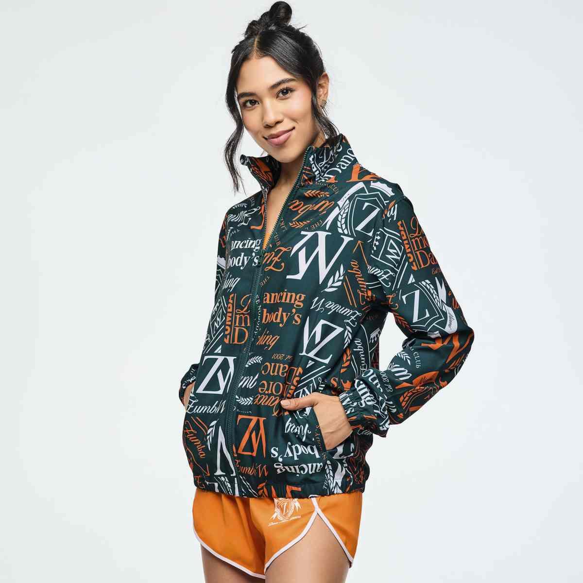 Class of 2001 Unisex Mock Neck Woven Jacket