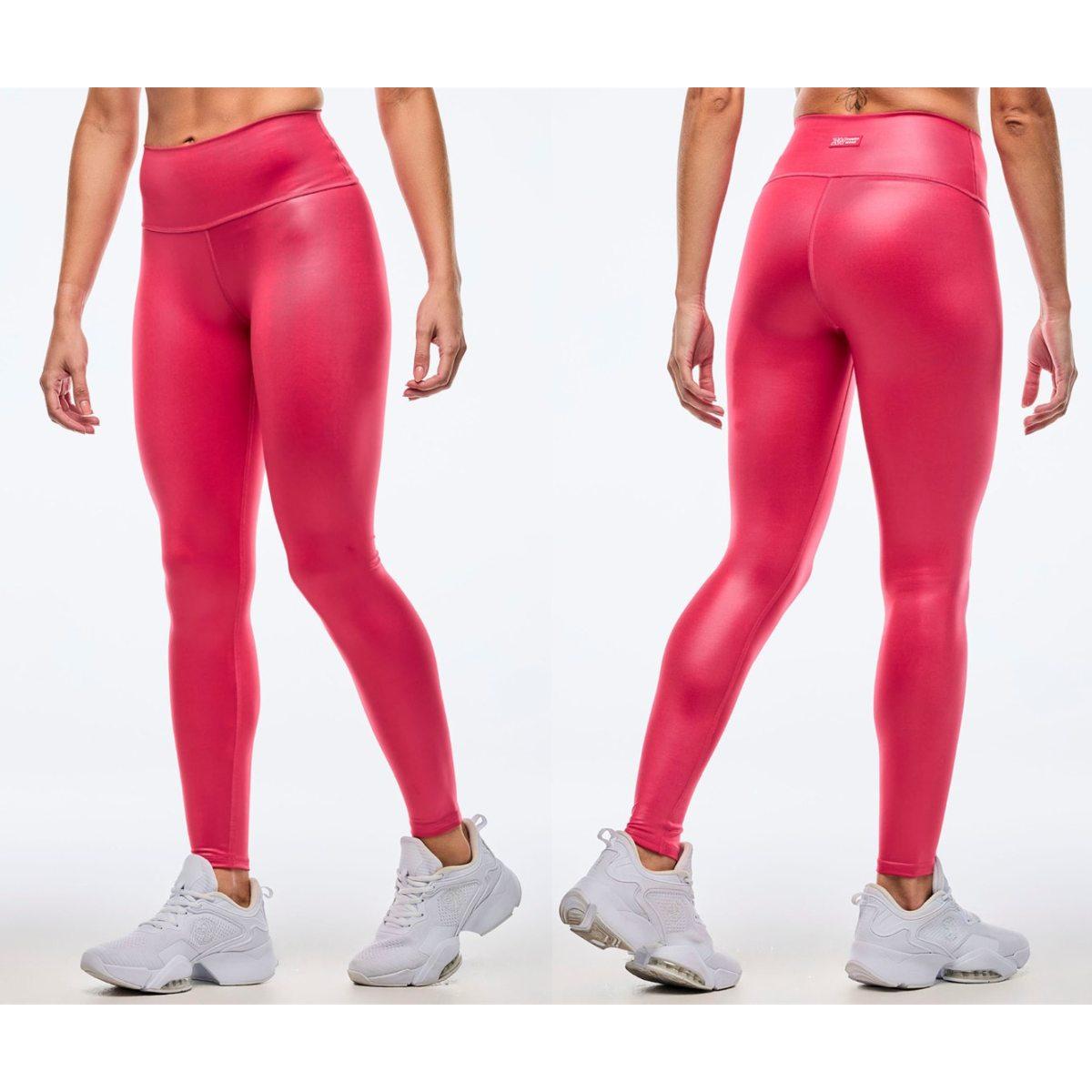 Apres Zumba Shiny High Waisted Ankle Leggings