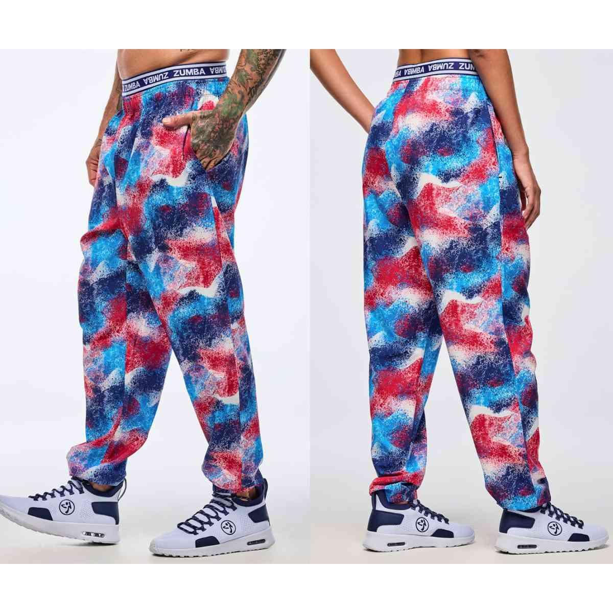 Apres Zumba Double Waisted Slouch Woven Pants