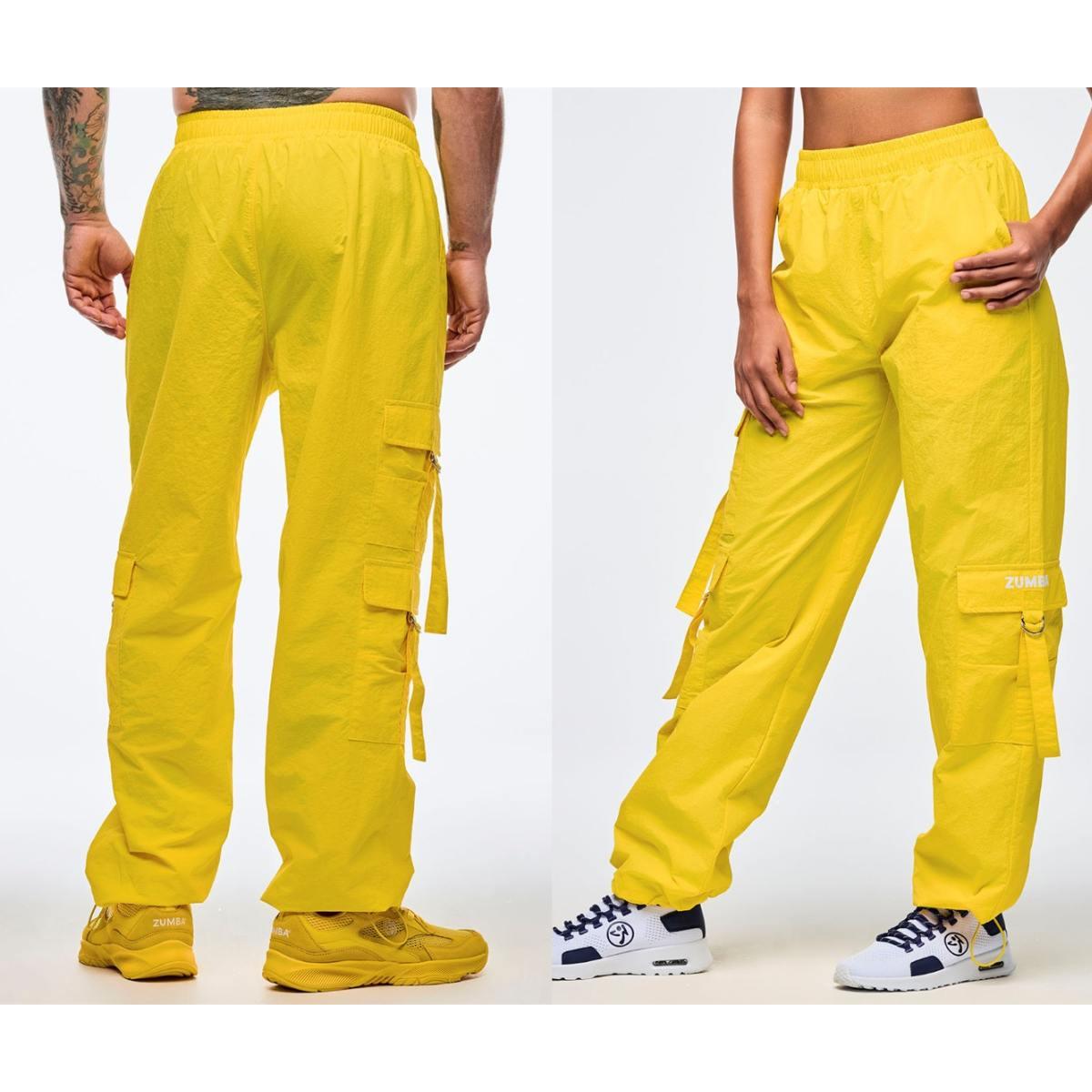 Apres Zumba High Rise Cargo Pants With Tassels