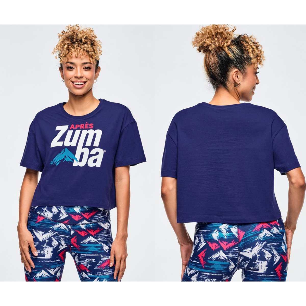 Apres Zumba Crew Neck Crop Top