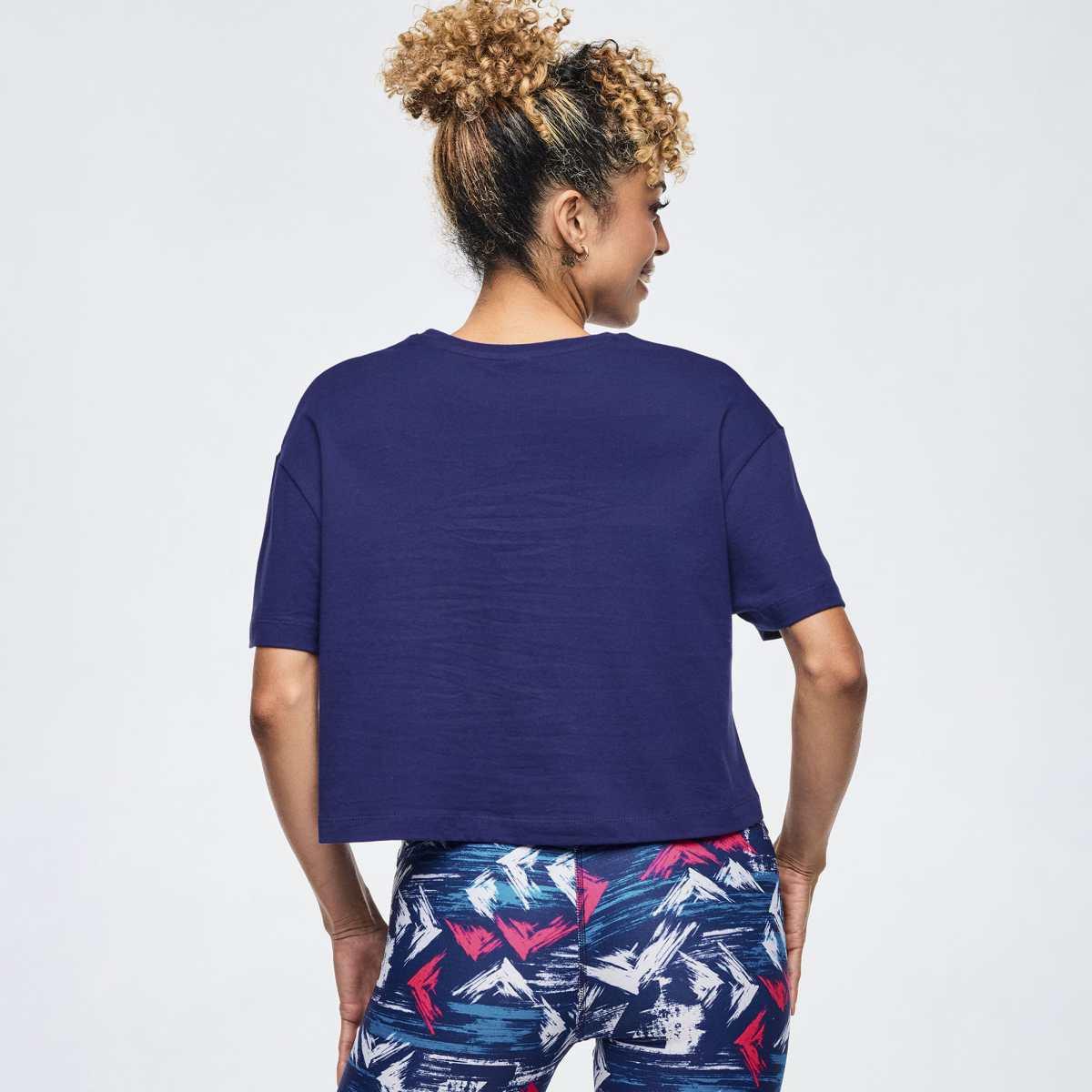 Apres Zumba Crew Neck Crop Top