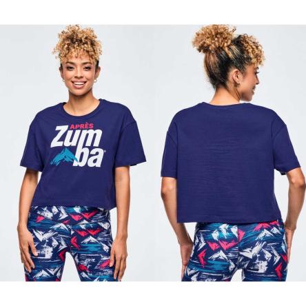Apres Zumba Crew Neck Crop Top