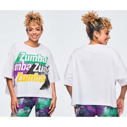 Apres Zumba Oversized Boxy Crop Top