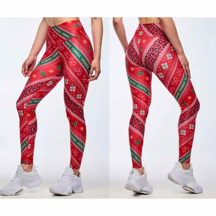 Zumba Holiday High Waisted Ankle Leggings