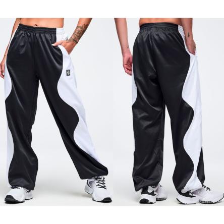 Zumba Basic Wavy Track Pants - Bold Black