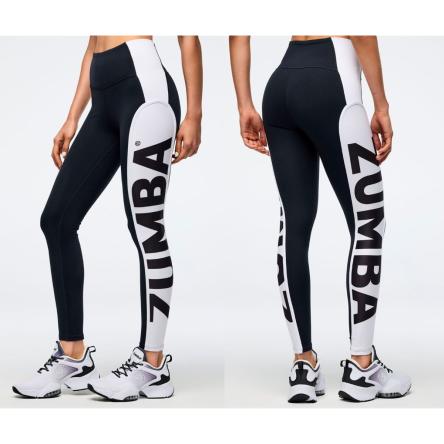 Zumba Basic High Waisted Ankle Leggings With Inserts