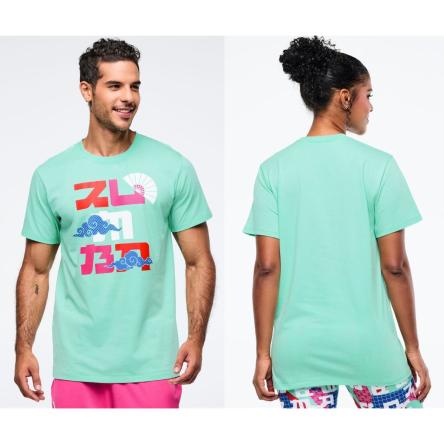 Eastern Flavor Crew Neck Tee - Light Green