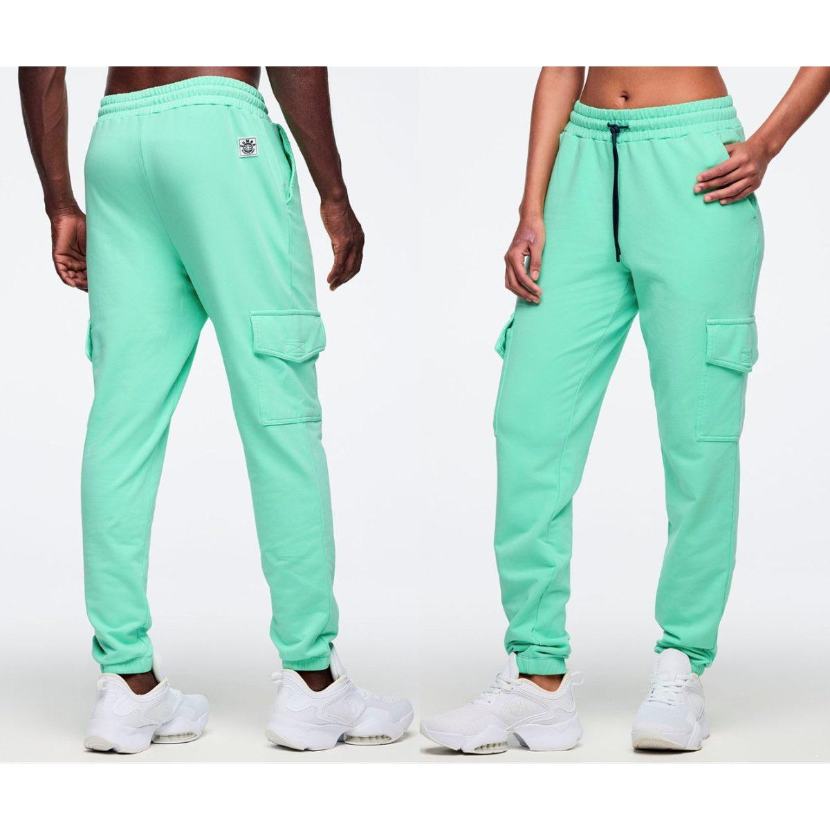 Latin Movement High Waisted Knit Cargo Pants