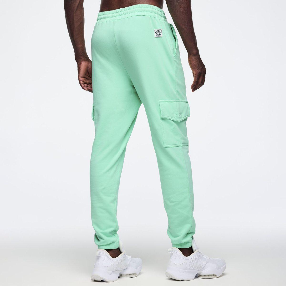 Latin Movement High Waisted Knit Cargo Pants