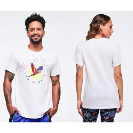Latin Movement Unisex Crew Neck Tee - White