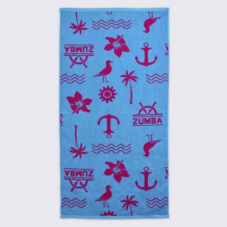 Zumba Cruise Beach Towel - Aqua