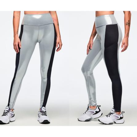 Zumba 25 High Waisted Ankle Leggings With Inserts
