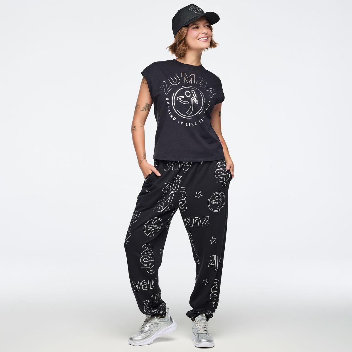 Zumba 25 Extended Shoulder Loose Tank