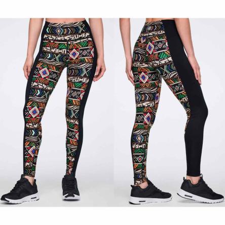 Wildbeat High Waisted Ankle Leggings - Tan/Orange