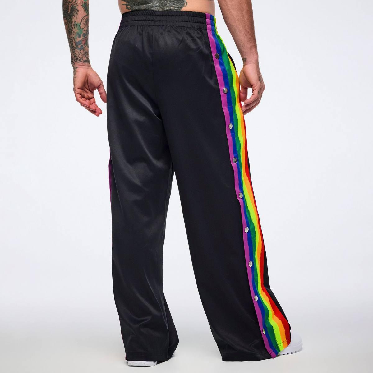 Pride Wide Leg Pants Side Snaps